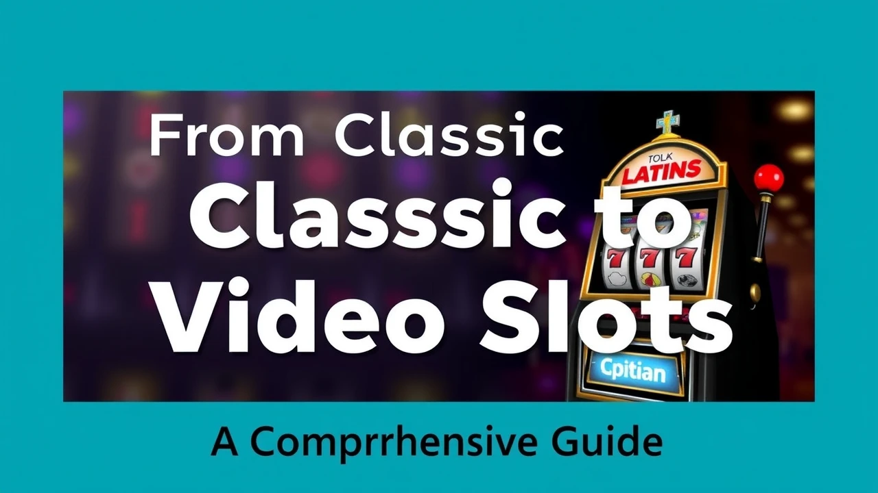 From Classic to Video Slots: A Comprehensive Guide